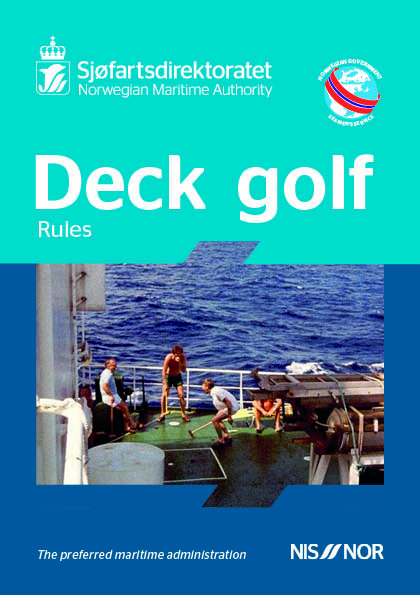 Deck golf brochure illustration