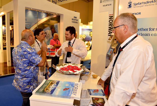 Representatives for the NMA meeting visitors at Posidonia 2012.